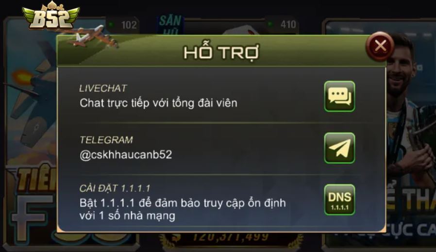 Đội ngũ hỗ trợ khách hàng 24/7 tại B52.