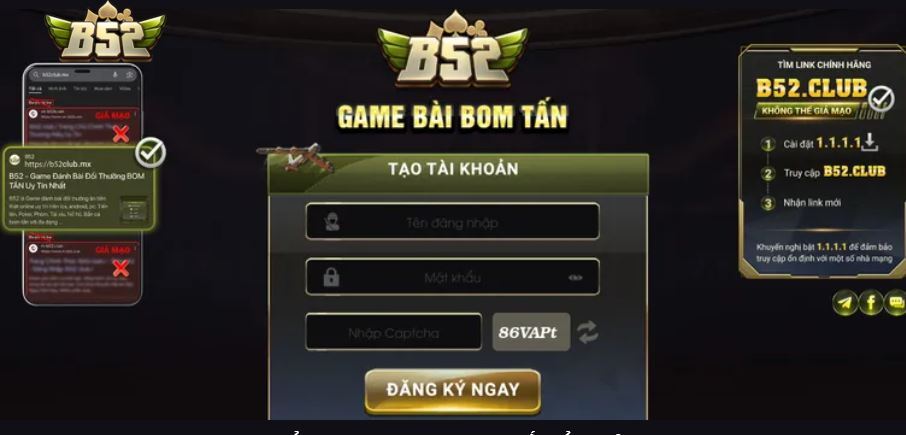 B52 – Cổng Game Bài Bom Tấn Đổi Thưởng Xanh Chín